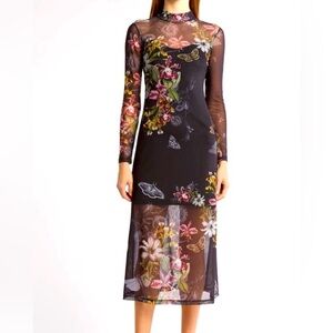 knee length dresses for ladies Adelyn Rae Solana Midi Sequin Dress in Multi Bright Size XS, Sold by Chrome main image 0